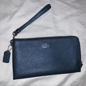 NWOT Coach Double Zip Wallet/Wristlet
